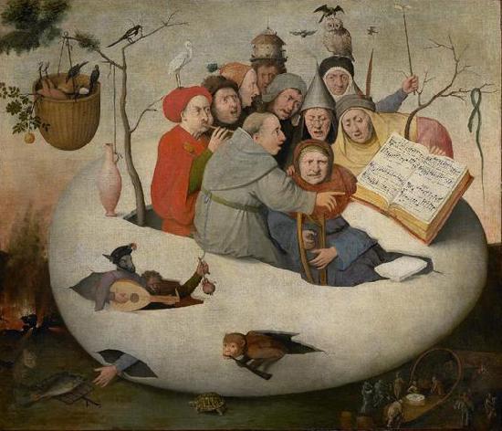 Hieronymus Bosch Concert in the Egg oil painting picture